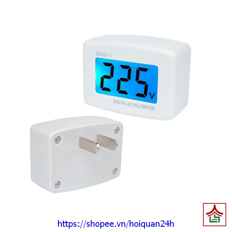 Đồng Hồ Đo Điện AC 80-300v Xoay Chiều Kiêm Đèn Ngủ