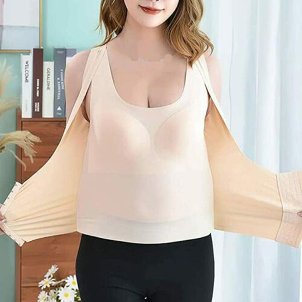 YVE Áo Ngực 4 Trong 1 Cài Nút Hỗ Trợ Điều Chỉnh Tư Thế Lưng
