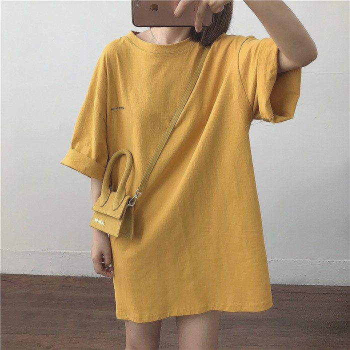 Áo Thun Tay Ngắn Dáng Rộng Thời Trang Mùa Hè Cho Nữ