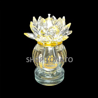 ĐÈN DẦU CÁT TƯỜNG PHA LÊ KINH CAO 17CM
