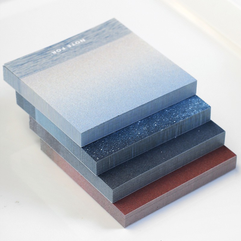 Xấp 100 giấy ghi chú thiết kế sáng tạo sử dụng tại trường / văn phòng