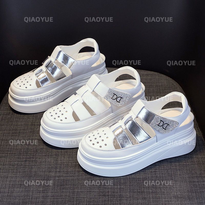 Giày Sandal Đế Xuồng Dày Thời Trang Mùa Hè