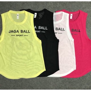 Áo tank lưới saga- áo tập gym-yoga