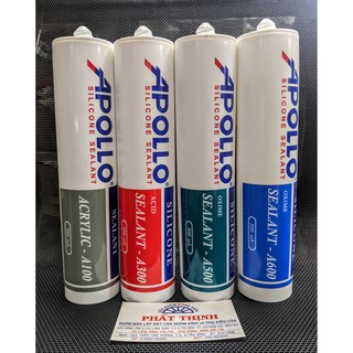 KEO SILICONE APOLLO CÁC LOẠI DÙNG CHO NHÀ CỬA CÔNG TRÌNH