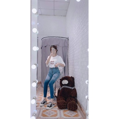 Quần Jean Bò Skinny Ôm Loang xanh, đen phối màu cực đẹp, chất jean co giãn mềm | BigBuy360 - bigbuy360.vn