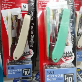 Dập ghim Plus PS 10E + 2 hộp ghim