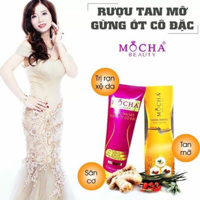 gel tan mỡ gừng ớt cô đặc