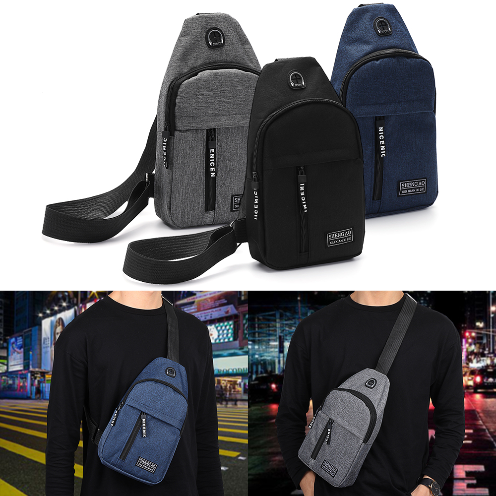 Túi đeo chéo trước ngực đa năng thời trang dành cho nam