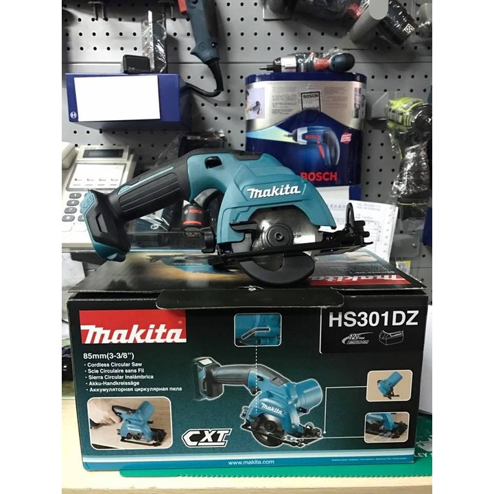 MÁY CƯA ĐĨA DÙNG PIN 12V 85MM MAKITA HS301DZ- HÀNG CHÍNH HÃNG