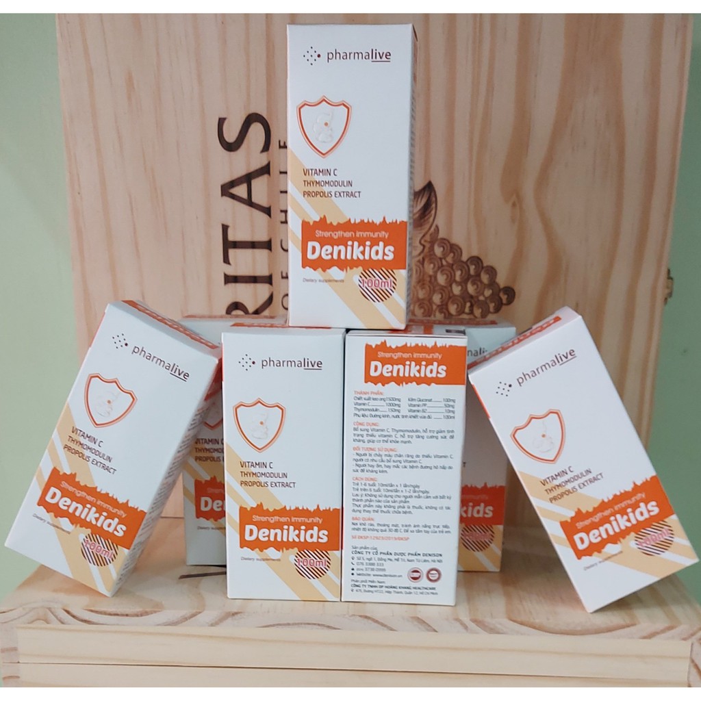 Siro DENIKIDS tăng đề kháng sức khoẻ cho bé chai 100ml