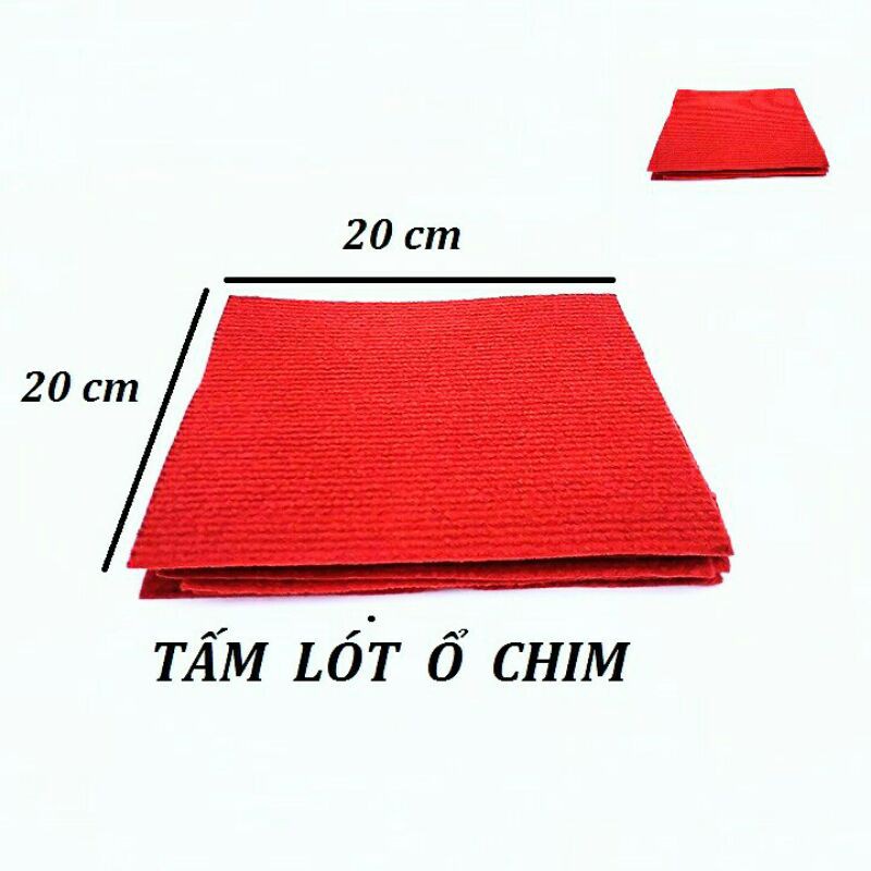 Thảm lót lồng chim Minibica thảm lót khuyên phụ kiện lồng chim giá rẻ PK15
