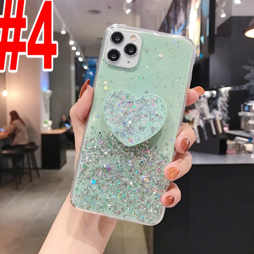 PT| 【COD&Ready Stock】Love Popsocket Ốp điện thoại Glitter For Reno 3 4 5 OPPO A15 A15S A54 A94 A93 A53 A33 A5 A9 A31 A91 2020 A12E A52 A92 A1K A3s A5s A7 A12 Neo 9 A37 A37F A39 A57 A71 A83 F1s F3 Plus F5 Youth F7 F9 F11 Pro mềm họa tiết sao trời