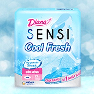 Thanh Hoá - Băng vệ sinh Diana Sensi Cool Fresh không cánh