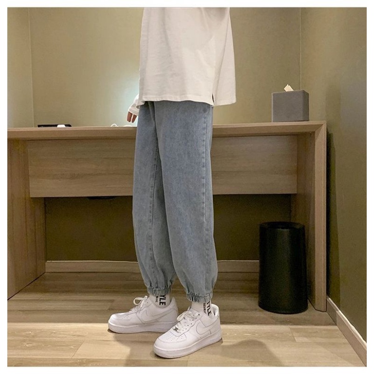 quần jean nam baggy ống chất bò cao cấp dáng suông đẹp 014 | BigBuy360 - bigbuy360.vn