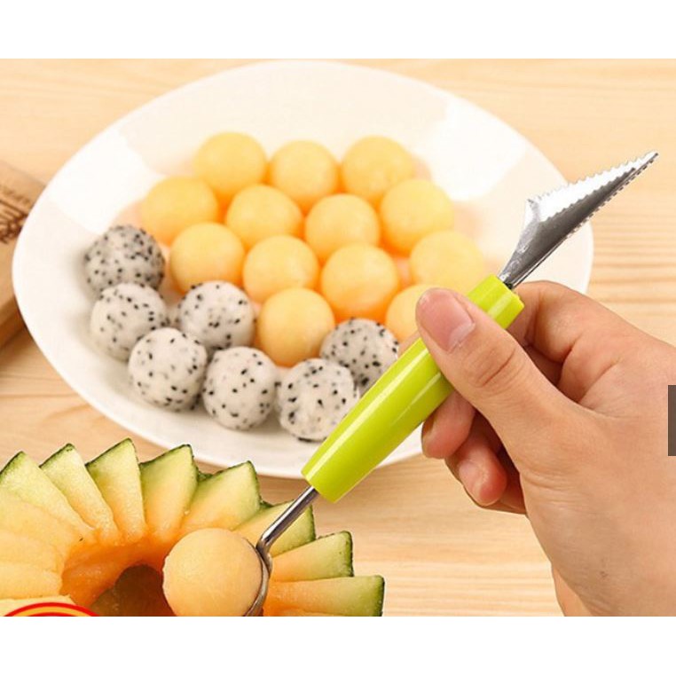 Dụng cụ cắt tỉa trái cây 2 đầu đa năng - Dao gọt tỉa hoa quả thông minh