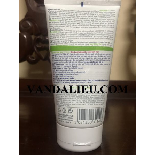 ISIS PHARMA TEEN DERM GEL 150ML SỮA RỬA MẶT (MP2)