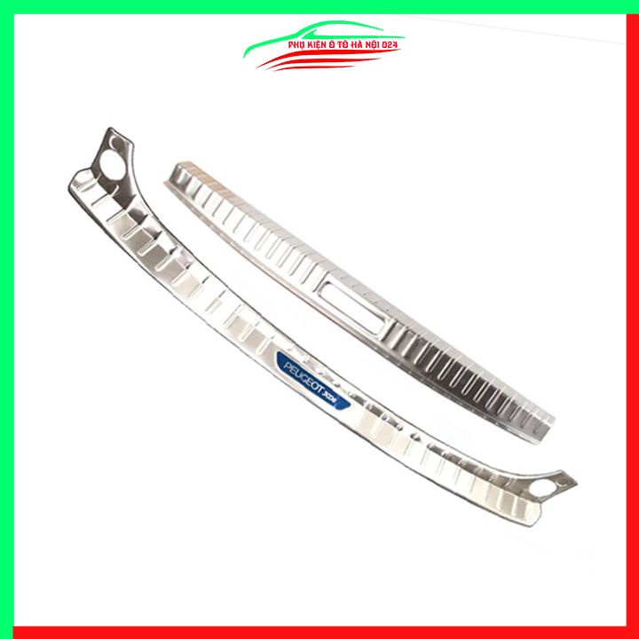 Ốp chống trầy cốp Peugeot 3008 Inox chống trầy bảo vệ xe