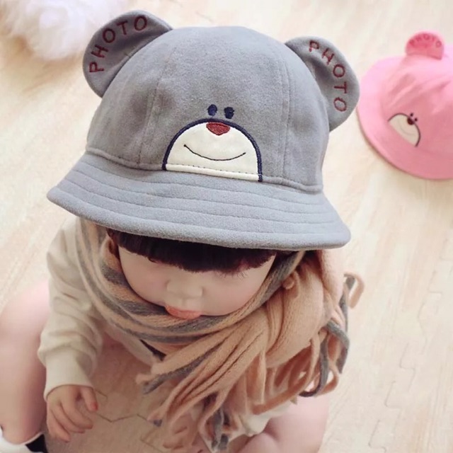 Mũ gấu cho bé