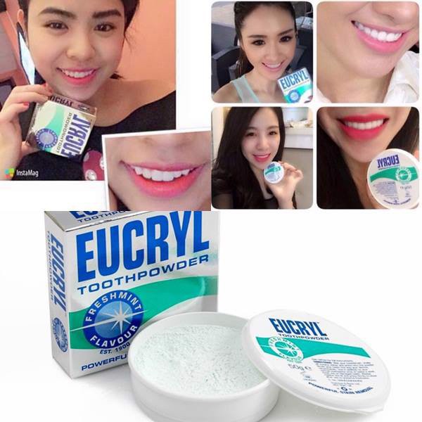 Bột Tẩy Trắng Răng Eucryl 50g Chính Hãng