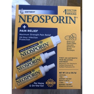 Thuốc mỡ Neosporin Pain Relief Ointment - Thuốc mỡ kháng sinh, chống viêm, nhiễm trùng, giảm sẹo