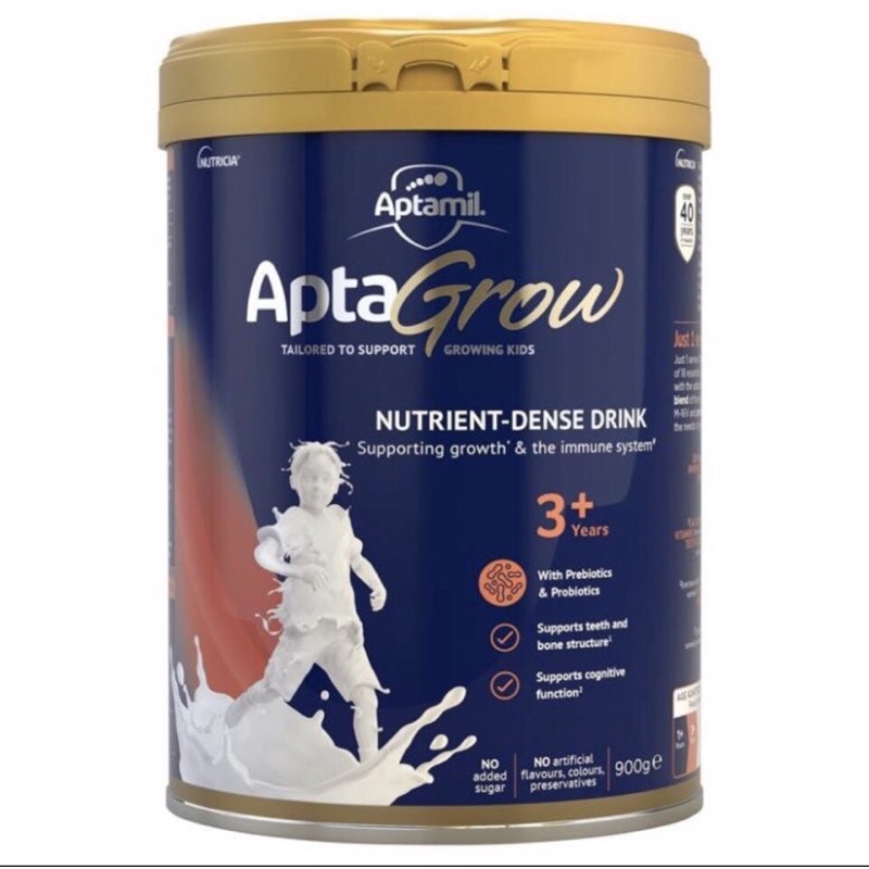 sữa aptamil apta Grow 1+, 6+ úc 900g date8/2022