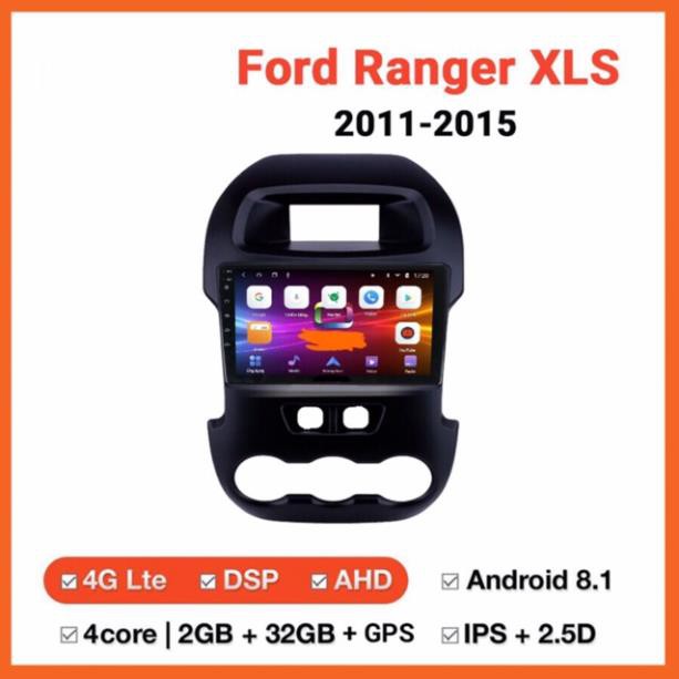 [Freeship] Màn hình Android VMN theo xe Ford Ranger XLS 2011 - 2015