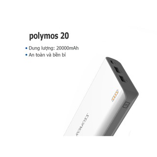 Pin sạc dự phòng Romoss Polymos 20 20000mAh