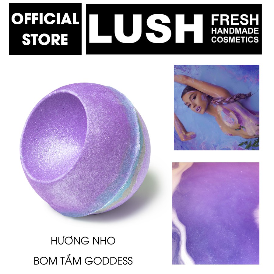 Viên sủi bọt bồn tắm Lush - Goddess bath bomb