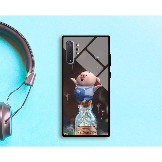 Bộ ốp lưng kính hình heo cute cho điện thoại Samsung note 10/note 10 plus (note 10+) part 1 mã từ 1-20