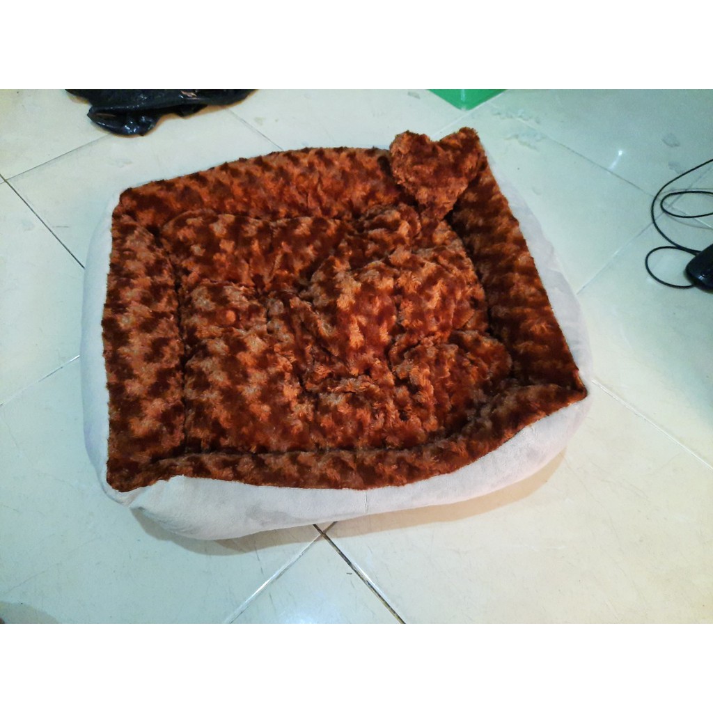 nệm ổ chó mèo thu đông 3 mẫu (kèm quà tặng)