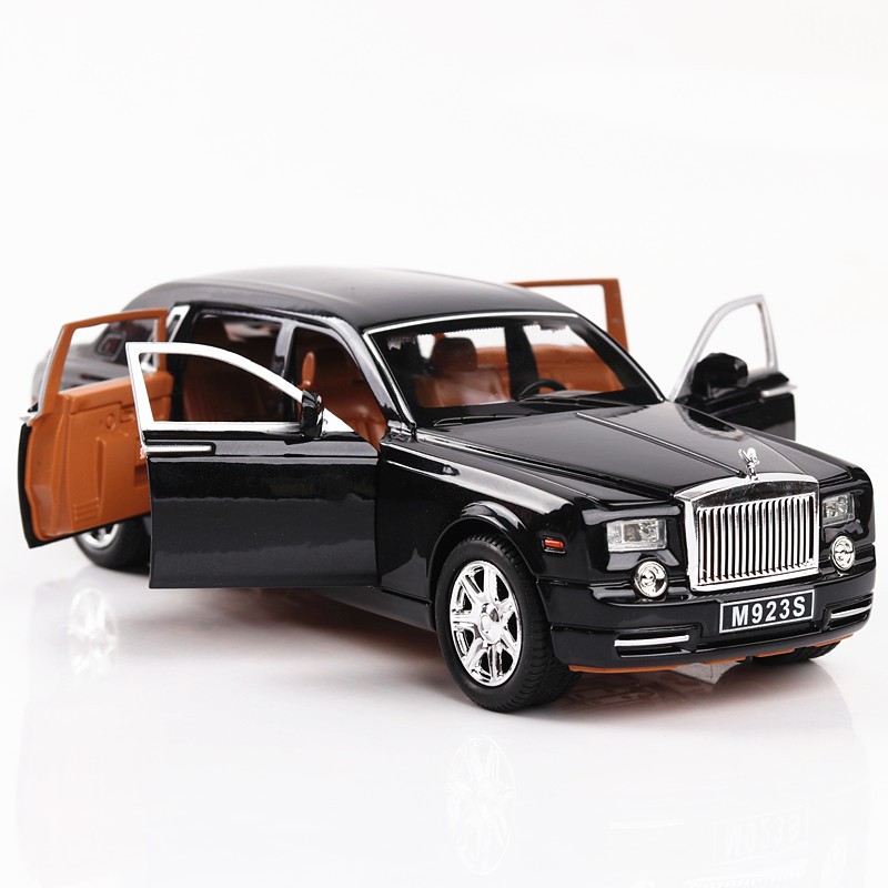 Xe mô hình Rolls-Royce tỉ lệ 1:32 màu đen Chất Liệu Hợp Kim Cao Cấp