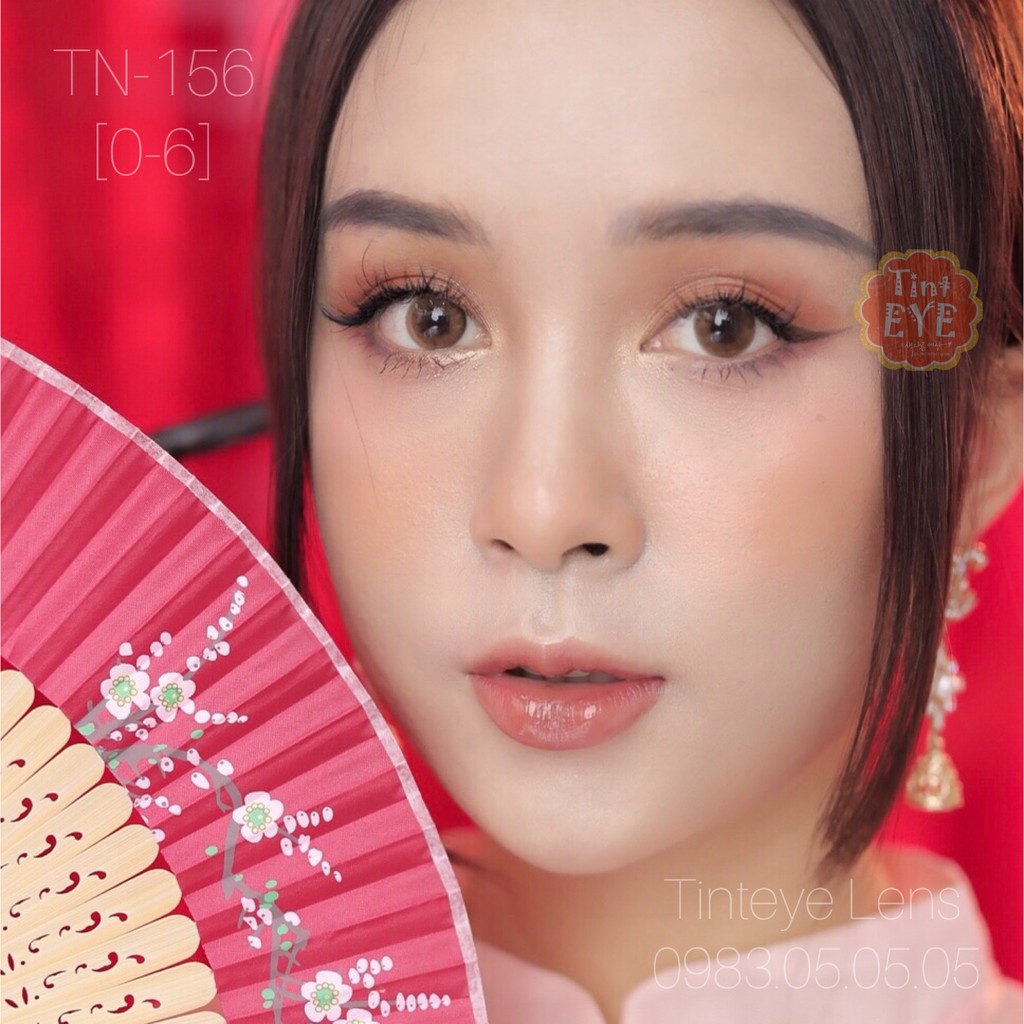 [Tặng Combo 175k] Kính Áp Tròng Tinteye Lens Dreamy Brown 156