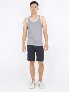 Áo Ba Lỗ Cực Ôm Body Aristino ATT02 chất liệu Cotton Bamboo