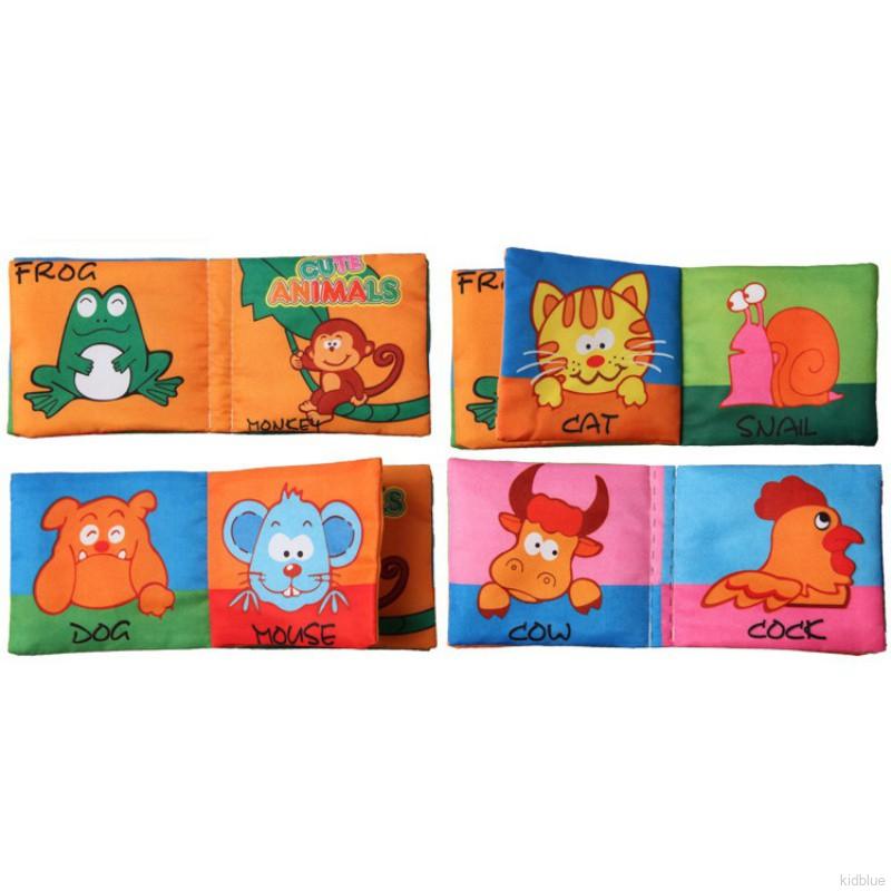 Sách vải đồ chơi hoạt động phát triển sớm phong cách Hàn Quốc dành cho trẻ sơ sinh