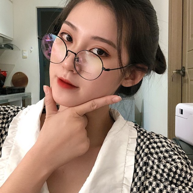 Gọng kính titanium 5201321 thời trang cao cấp nam nữ siêu nhẹ siêu bền OURESS