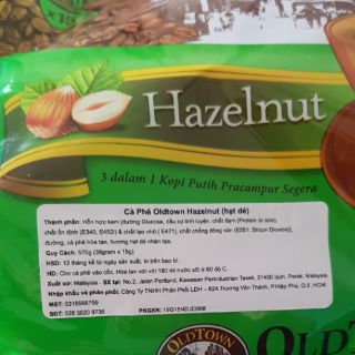 Cà Phê OLDTOWN Hazelnut Malayisa (Hạt Dẻ)🇲🇾