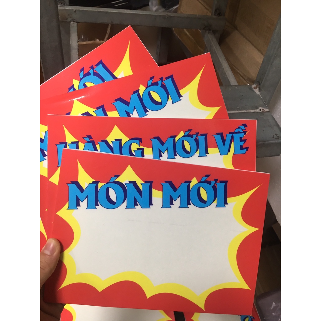 BIỂN SALE KÍCH THƯỚC 20X15CM FOMEX 3MM, BIỂN GIẢM GIÁ IN 2 MẶT SẮC NÉT