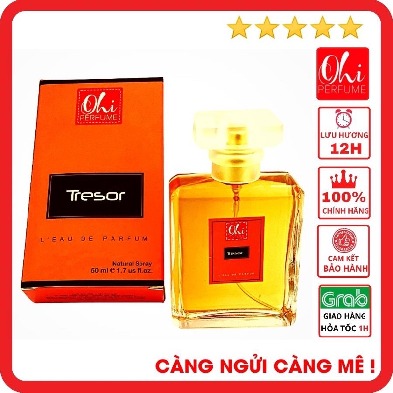 Nước Hoa Nam Hương Gỗ Trầm Ohi Tresor 50ml🔥CHÍNH HÃNG🔥Nước Hoa Nam Chính Hãng