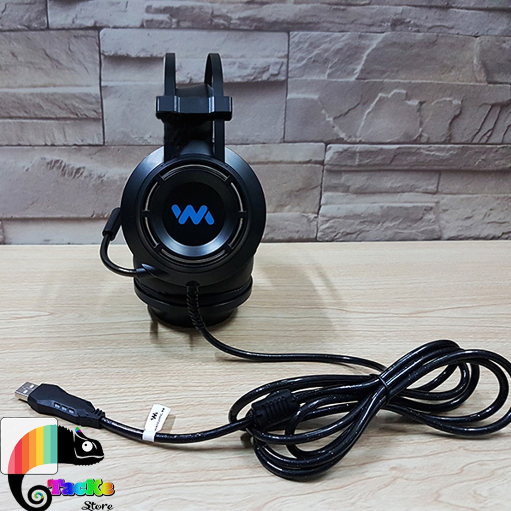 Tai nghe Game Thủ, có Mic, Wang Ming 9800L Chuyên game RGB, Tai Nghe Gaming I Gaming Headphone WangMing 9800L RGB LED