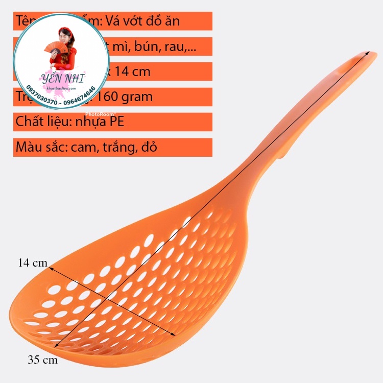 Vá vớt mì cỡ lớn - Muôi vớt đồ ăn dạng lưới