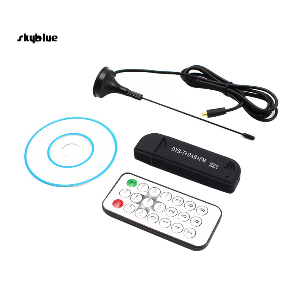 SKBL USB2.0 DVB-T + DAB + FM RTL2832 R820T2 SDR RTL-SDR Dongle Stick Digital TV Tuner