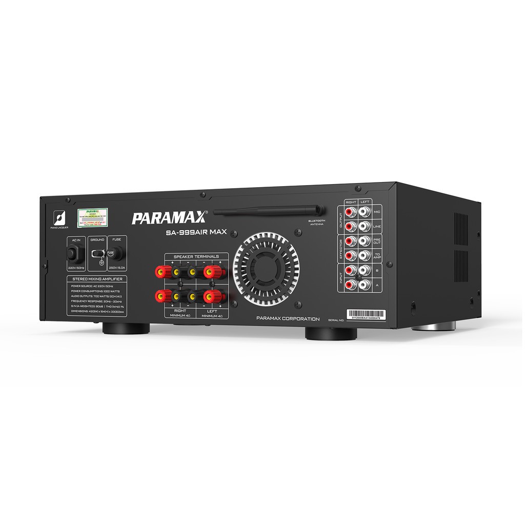 Amply Paramax SA-999AIR MAX - Chính Hãng