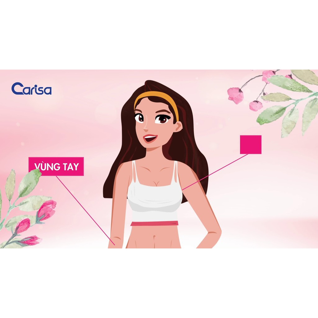 Kem Tẩy Lông Cho Nách, Tay, Chân, Vùng Bikini Carisa Hair Removal Cream 100ml (Tây Ban Nha)
