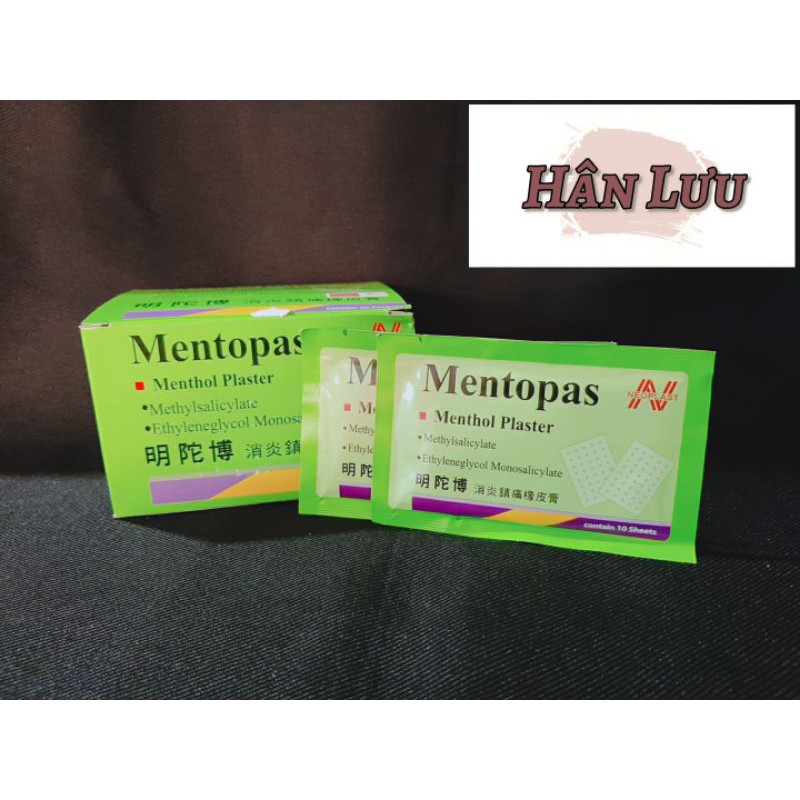 Cao dán Mentopas