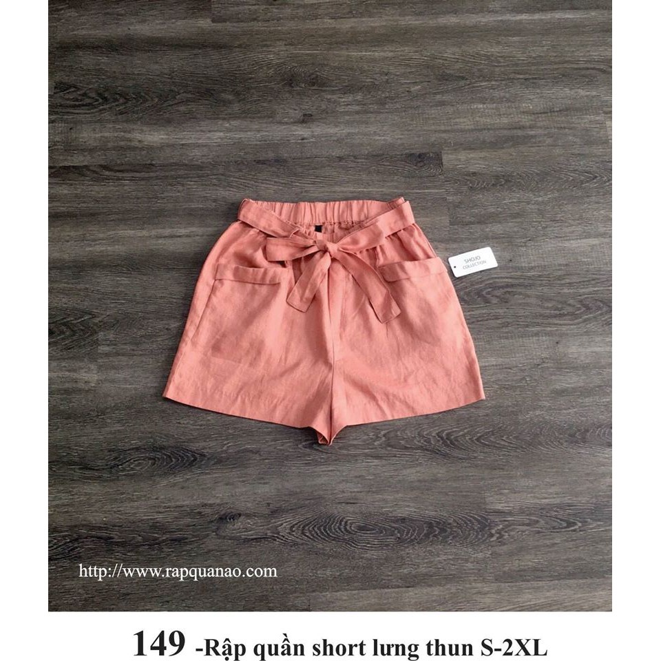Rập giấy mã 149- Rập quần short lưng thun (Bản vẽ)