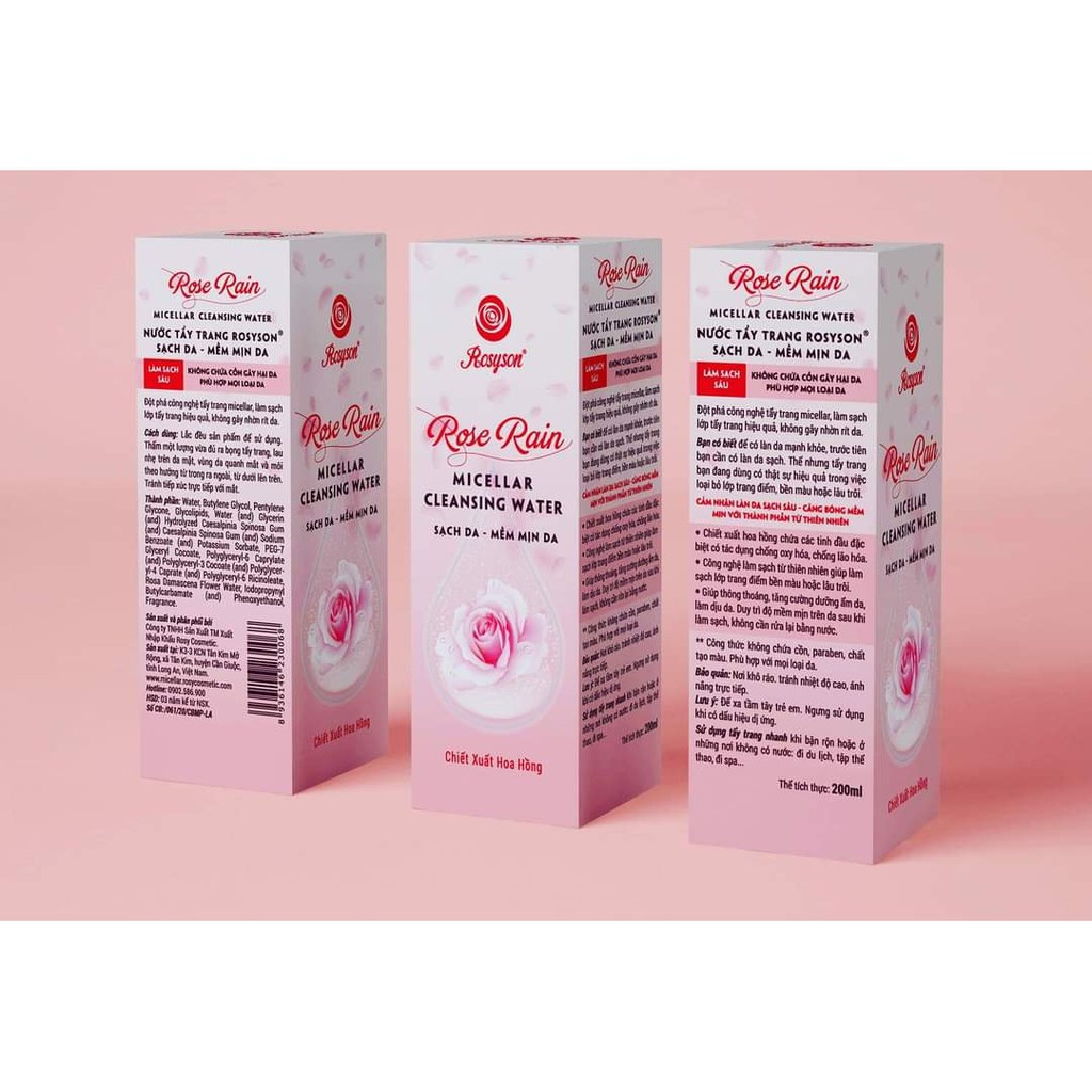Nước Tẩy Trang Rosy - MICELLAR CLEANSING WATER | BigBuy360 - bigbuy360.vn