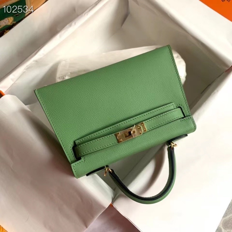 Túi hm kelly mini size 19cm da thật fullbox