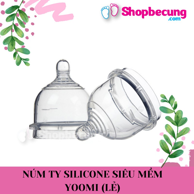 NÚM TY SILICONE SIÊU MỀM YOOMI