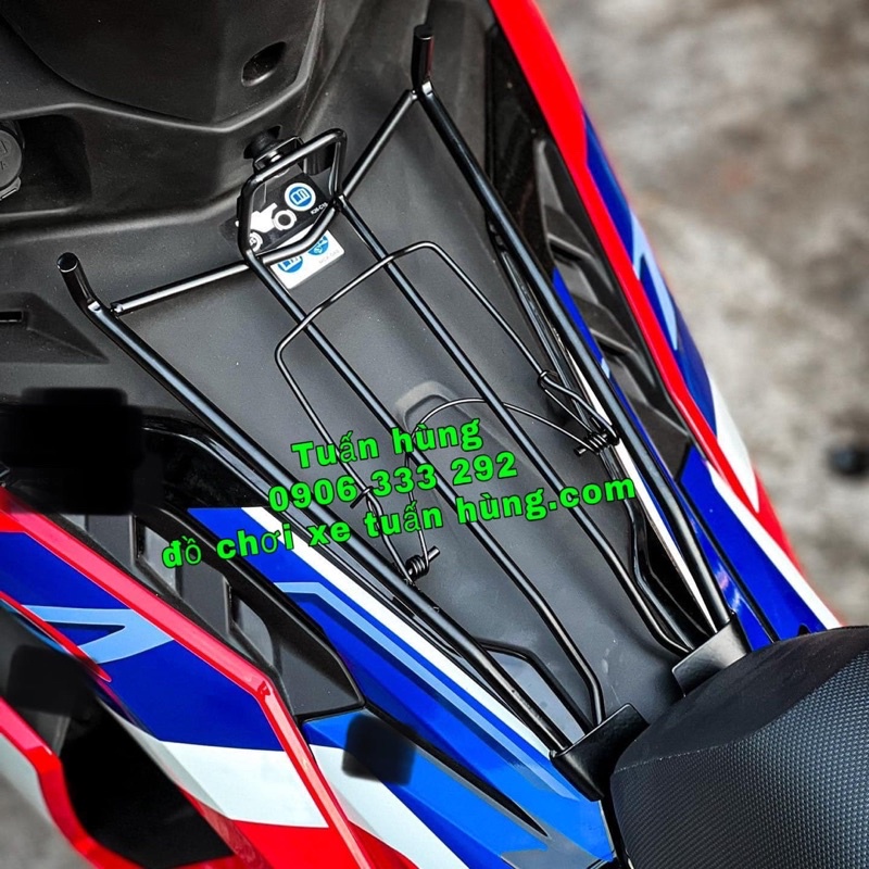 Baga Winner X V4 - V3  sơn tĩnh điện - baga giữa Winner X V4 màu đen - đồ chơi xe Winner V4