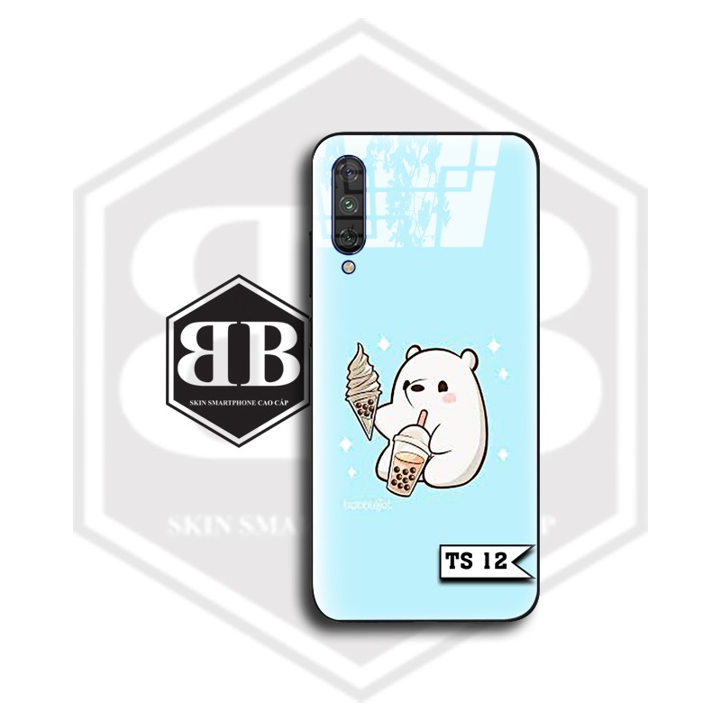 Ốp lưng kính cường lực Xiaomi Redmi Note 10 CC9 Pro / Redmi K20 Mi 9T / Mi CC9 Mi A3 Lite / Note 9 Pro Max ly trà sữa | BigBuy360 - bigbuy360.vn